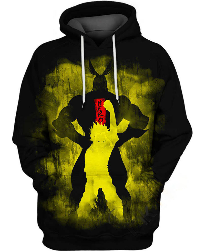 All Might Last Fight Hoodie 3D 1 All Might Last Fight Hoodie 3D