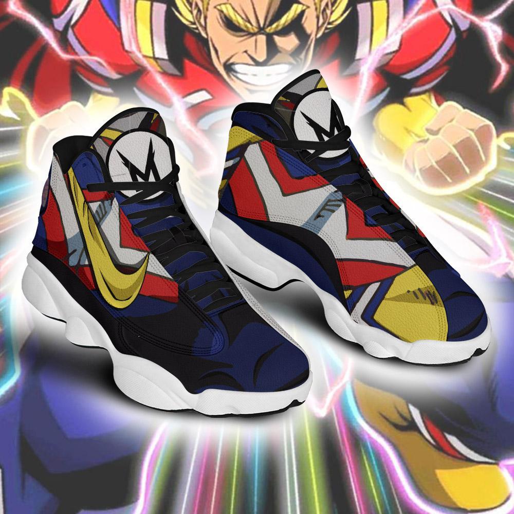All Might My Hero Academia Anime Air Jordan Shoes