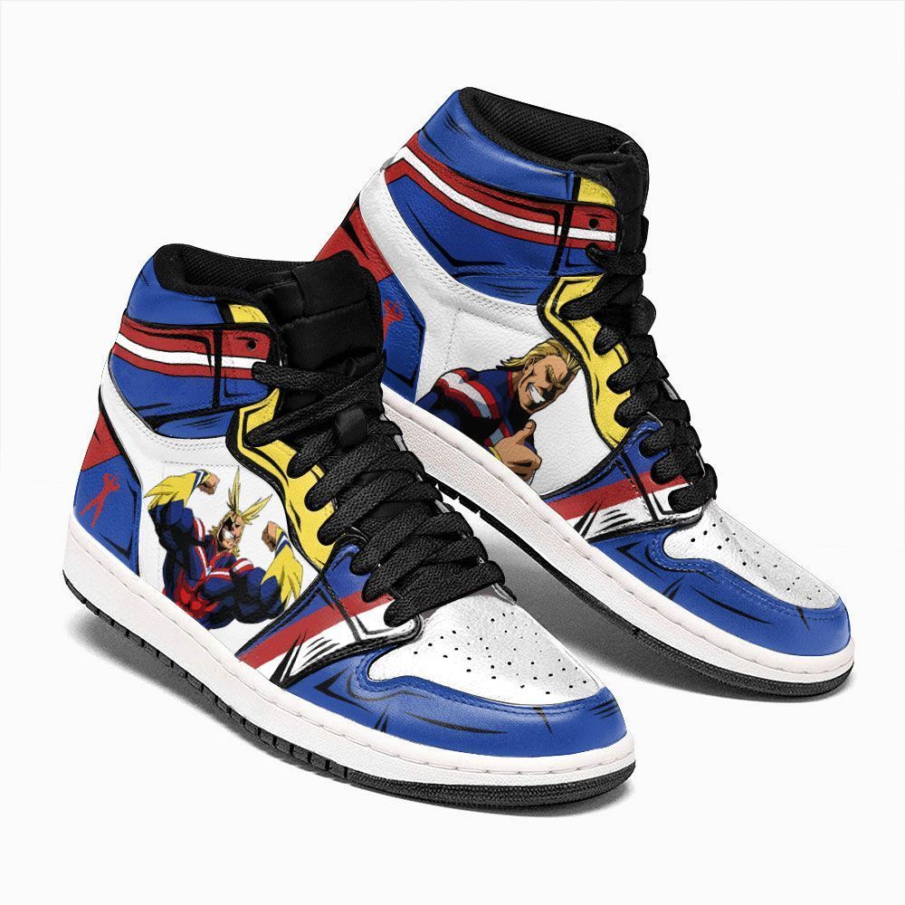 All Might My Hero Academia Anime Air Jordan Shoes