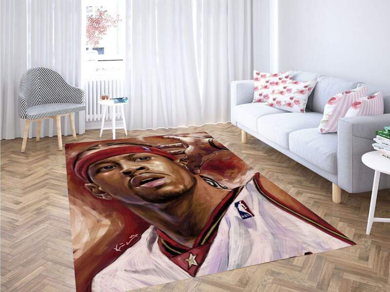 Allen Iverson Carpet Rug 1 Allen Iverson Carpet Rug