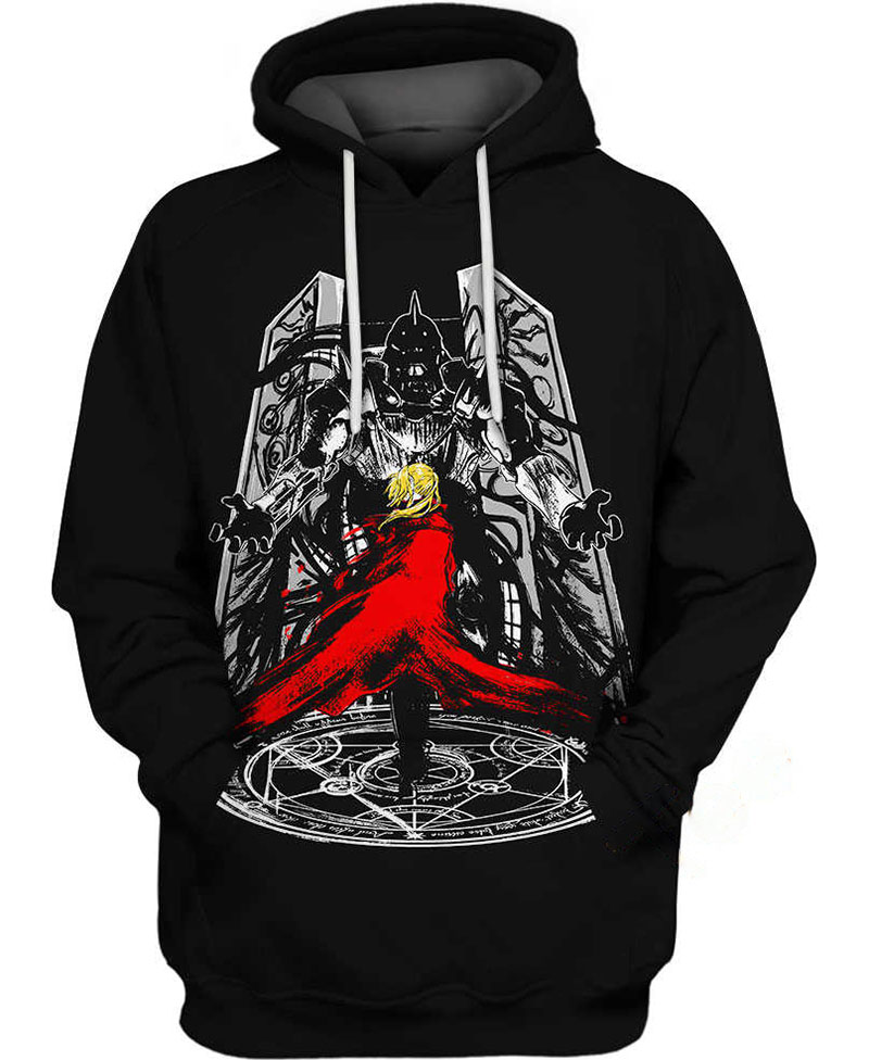 Alphonse And Edward Hoodie 3D 5 Alphonse And Edward Hoodie 3D