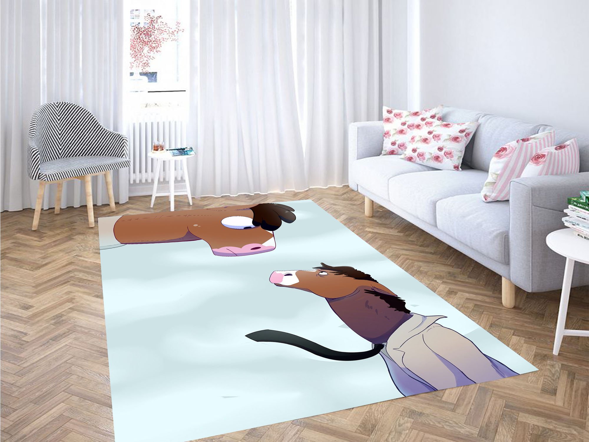 Always Sad Bojack Horseman Carpet Rug 1 Always Sad Bojack Horseman Carpet Rug
