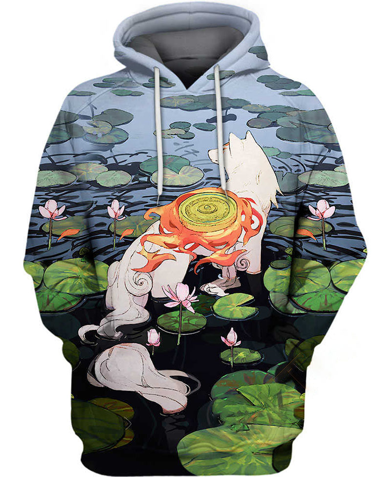 Amaterasu Okami Hoodie 3D