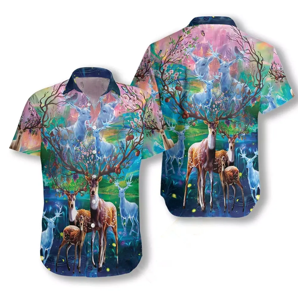 Amazing Deer Hawaiian shirts 3 Amazing Deer Hawaiian shirts