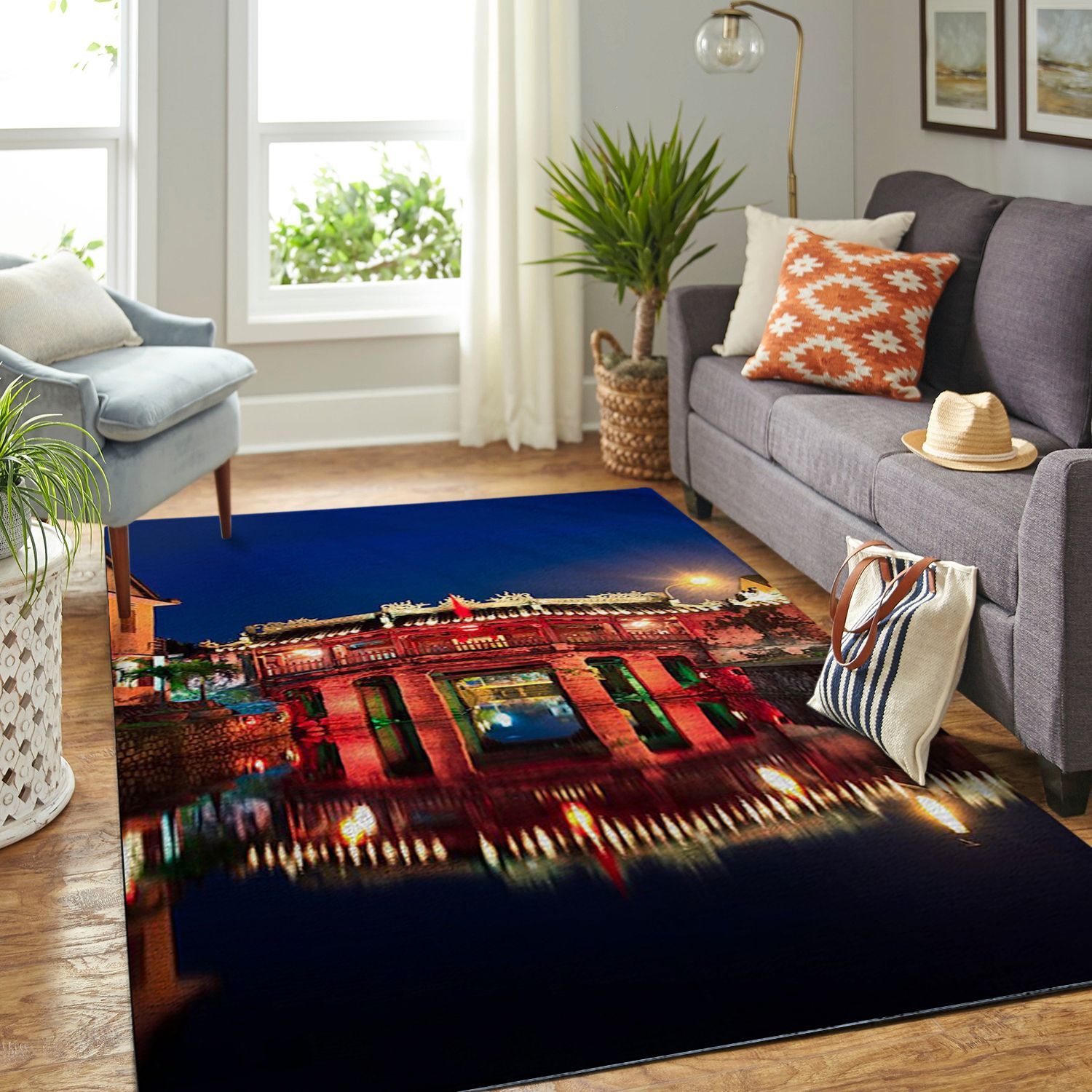 Amazon Amazing Landscape In Vietnam Living Room Area Rug
