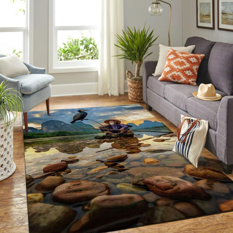 Amazon Amazing Landscape In Vietnam Living Room Area Rug
