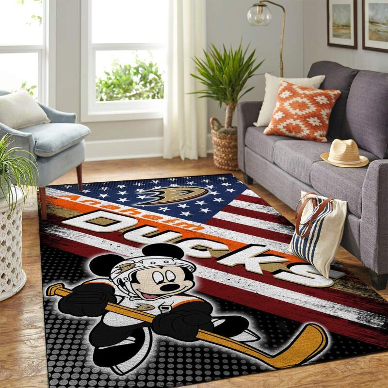 Amazon Anaheim Ducks Living Room Area Rug