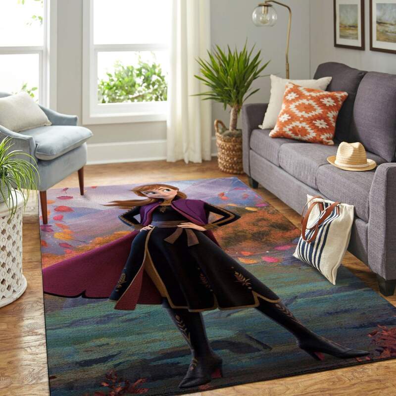 Amazon Anna Frozen Living Room Area Rug