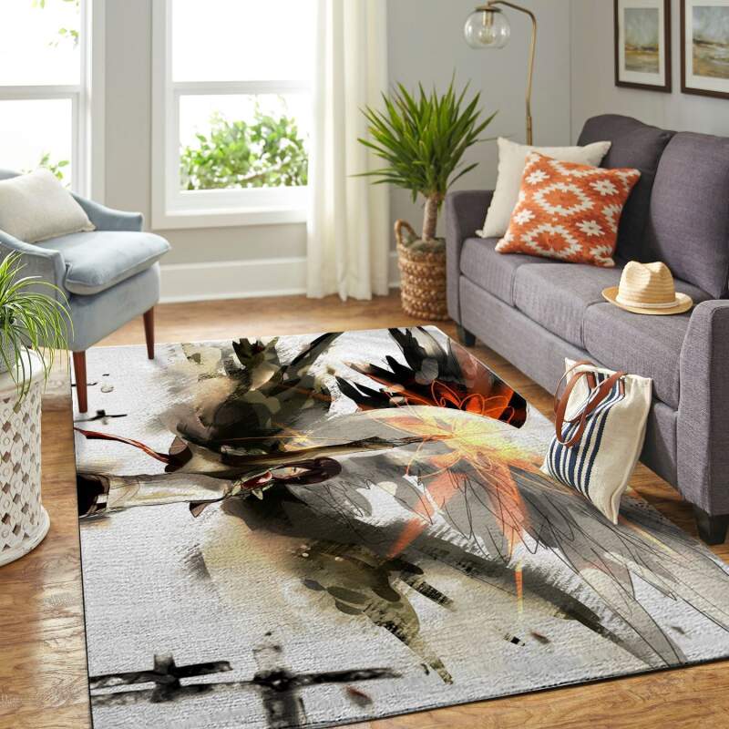 Amazon Aot-attack On Titan Living Room Area Rug