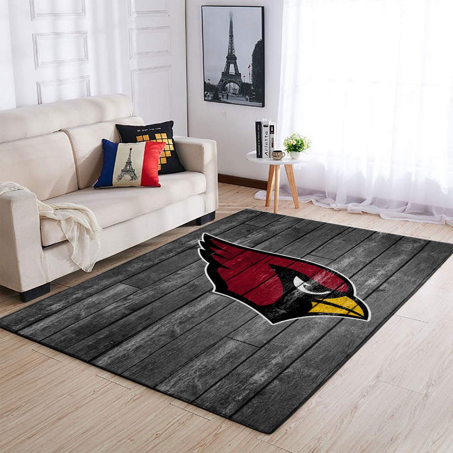 Amazon Arizona Cardinals Living Room Area Rug