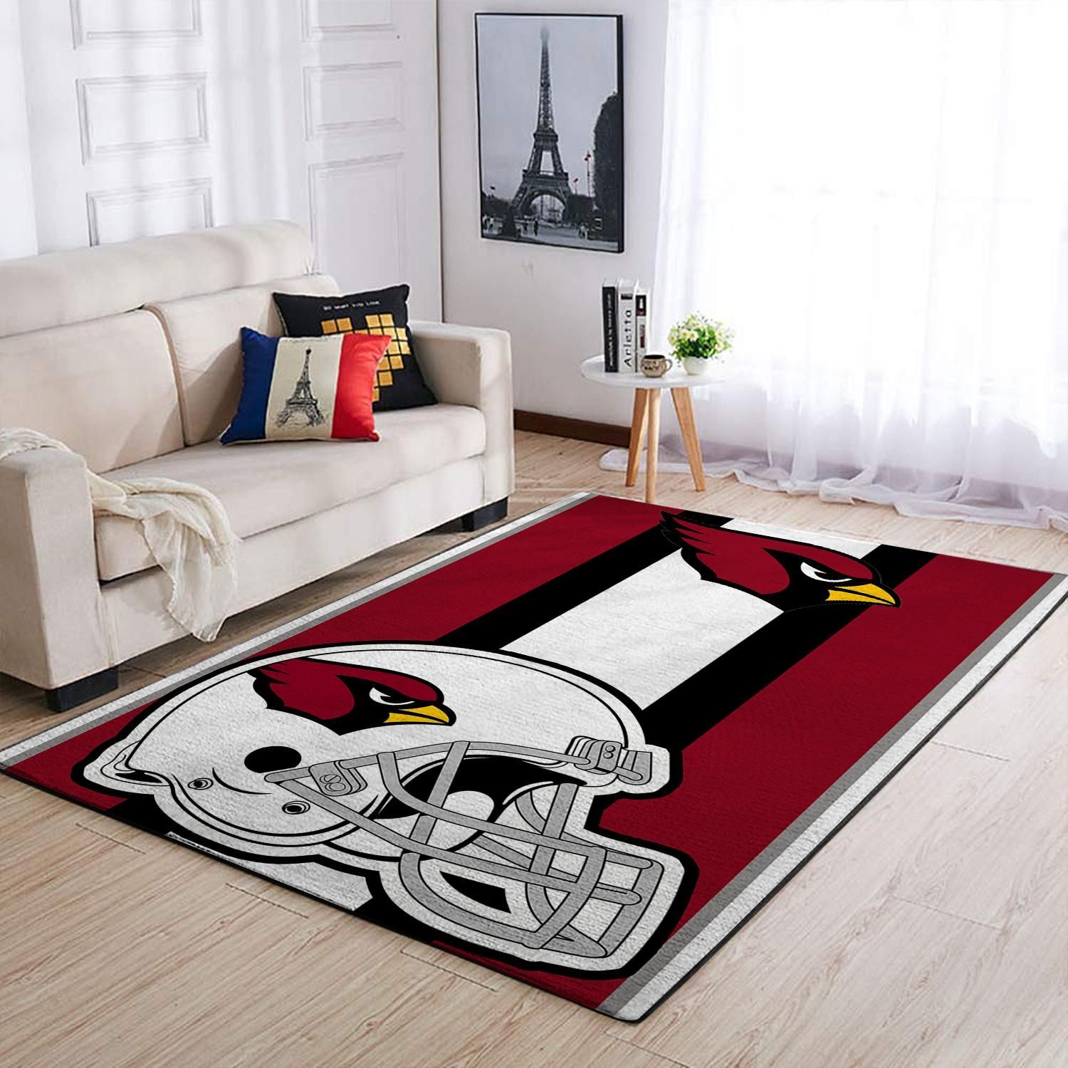 Amazon Arizona Cardinals Living Room Area Rug