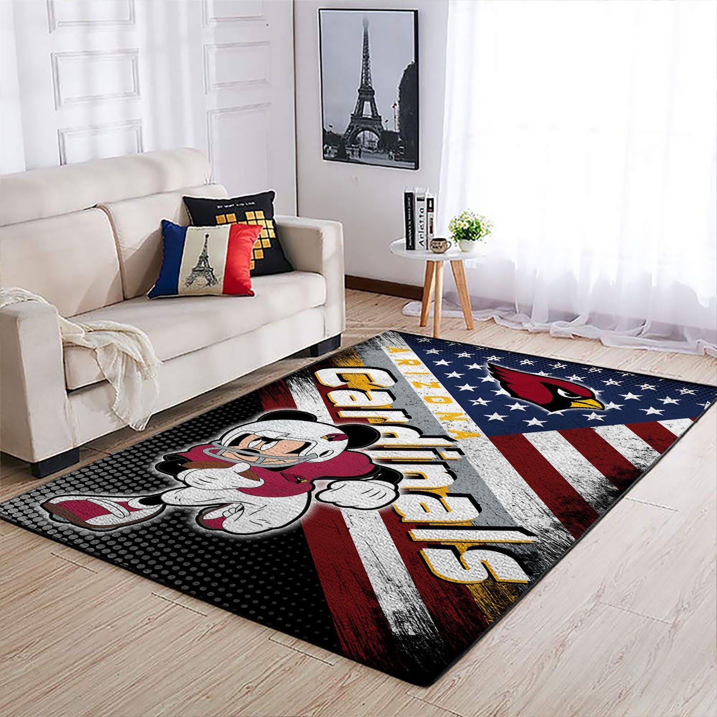 Amazon Arizona Cardinals Living Room Area Rug