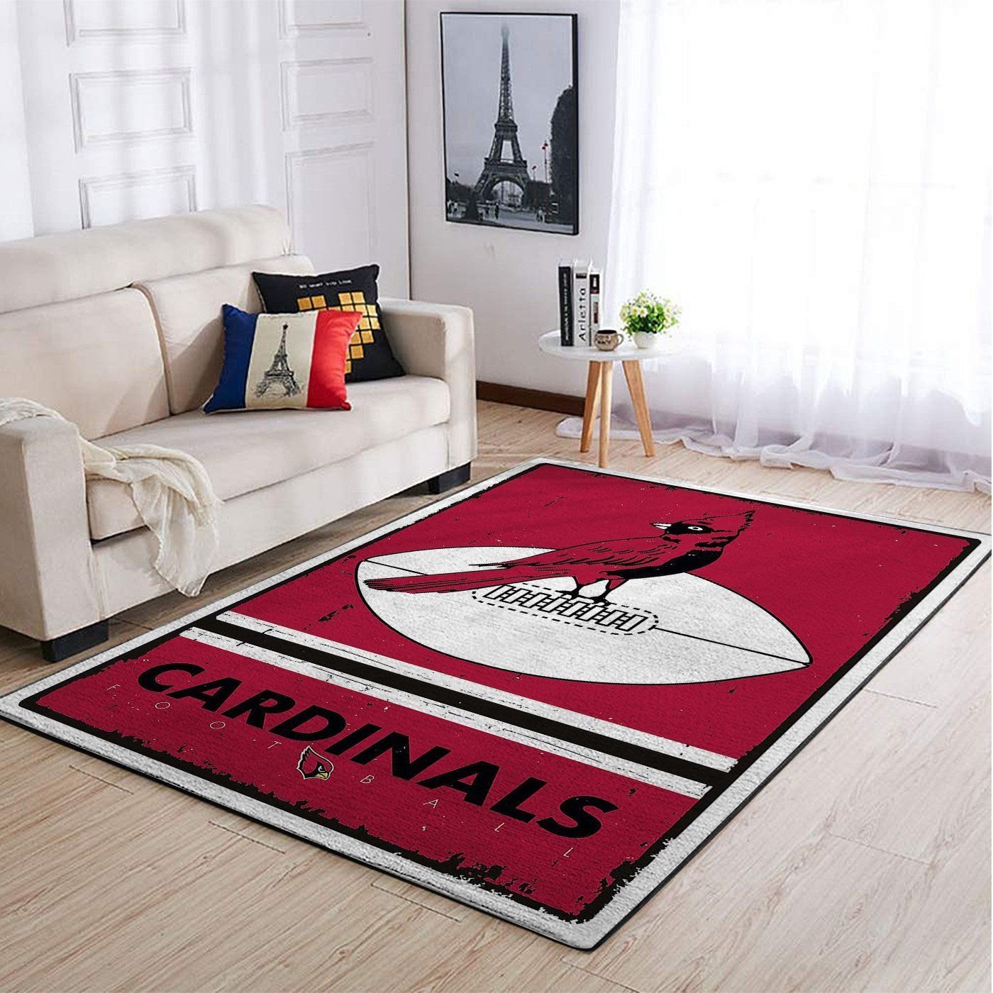 Amazon Arizona Cardinals Living Room Area Rug