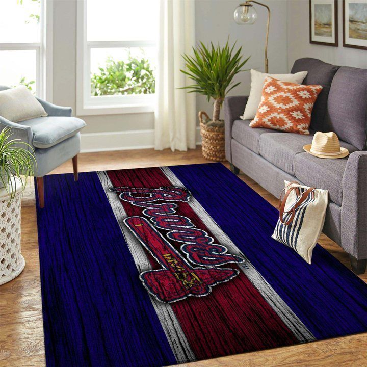 Amazon Atlanta Braves Living Room Area Rug