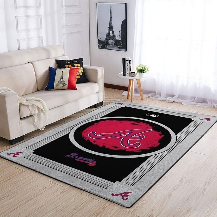 Amazon Atlanta Braves Living Room Area Rug