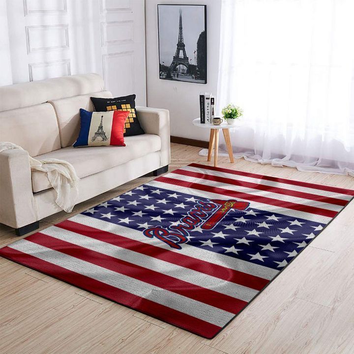 Amazon Atlanta Braves Living Room Area Rug