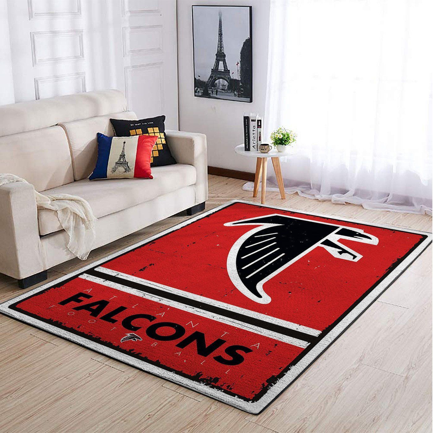 Amazon Atlanta Falcons Living Room Area Rug