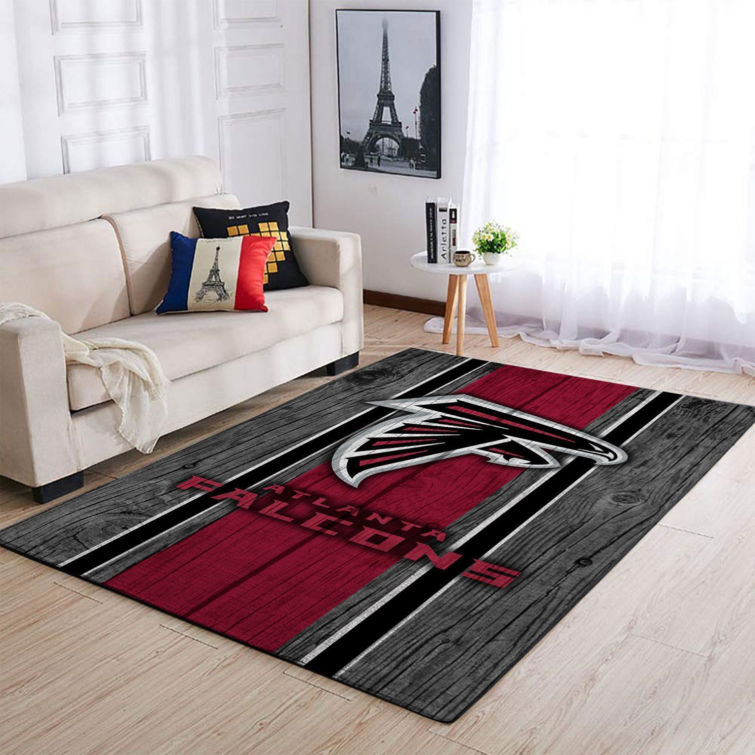 Amazon Atlanta Falcons Living Room Area Rug