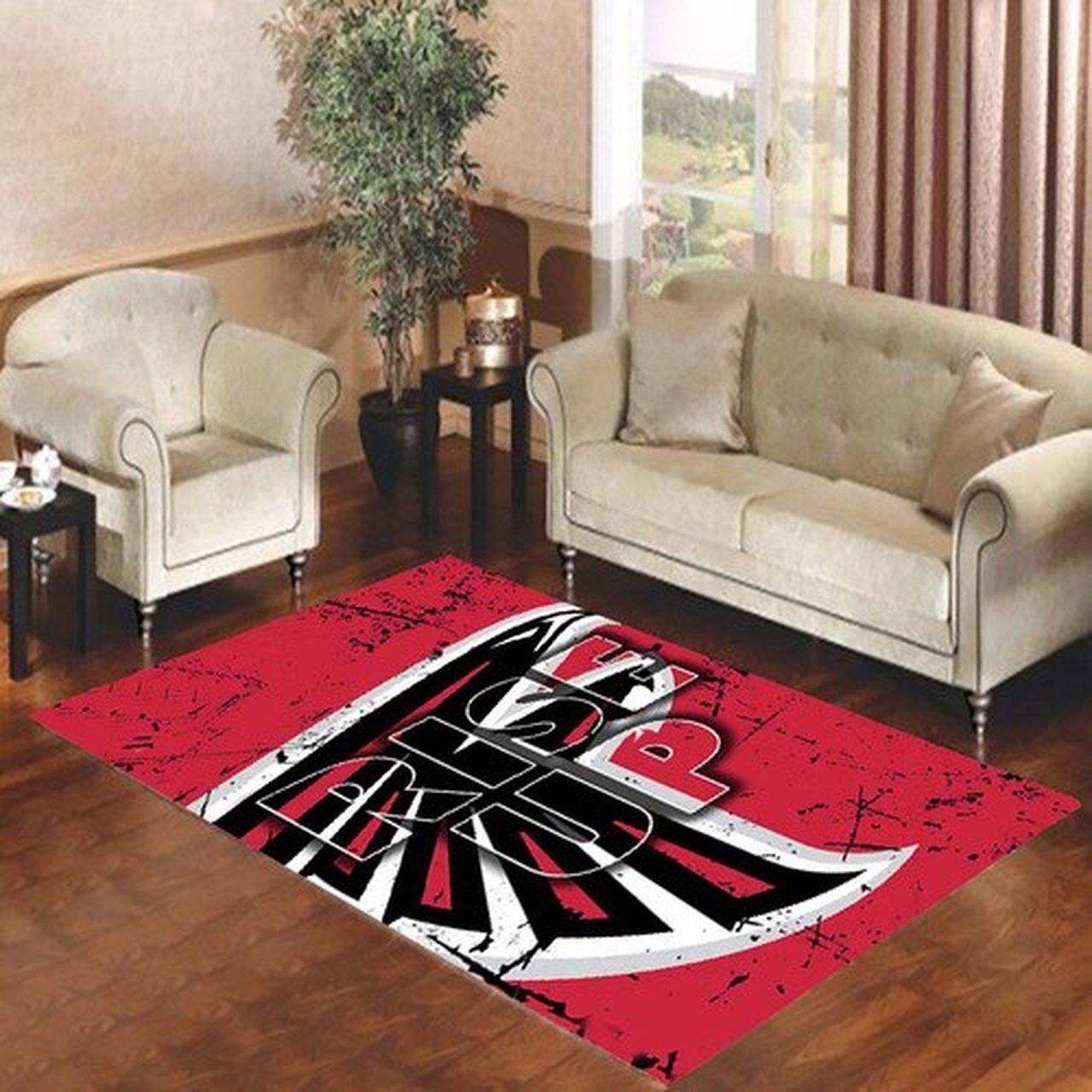 Amazon Atlanta Falcons Living Room Area Rug