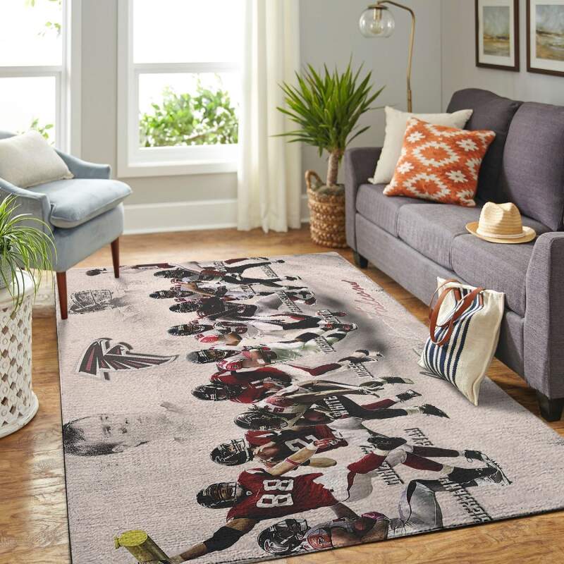 Amazon Atlanta Falcons Living Room Area Rug