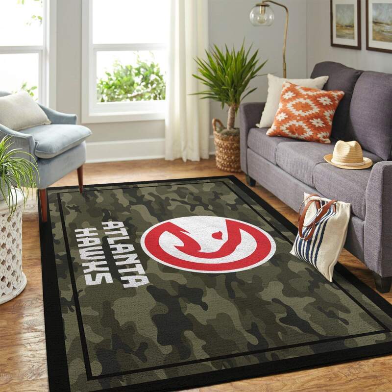 Amazon Atlanta Hawks Living Room Area Rug