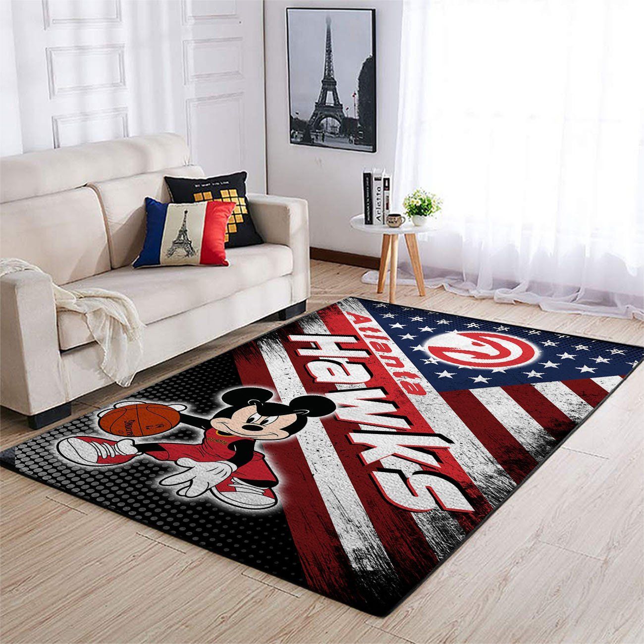 Amazon Atlanta Hawks Living Room Area Rug