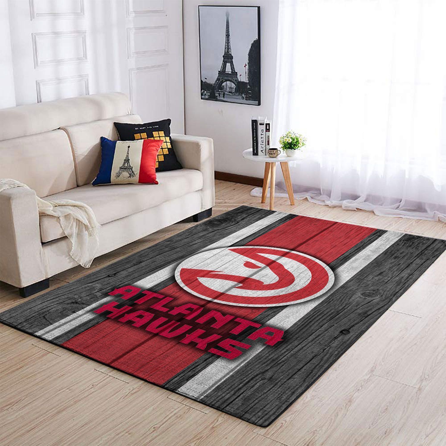 Amazon Atlanta Hawks Living Room Area Rug