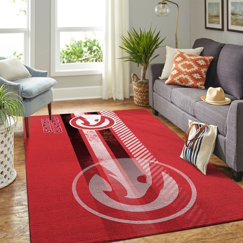 Amazon Atlanta Hawks Living Room Area Rug