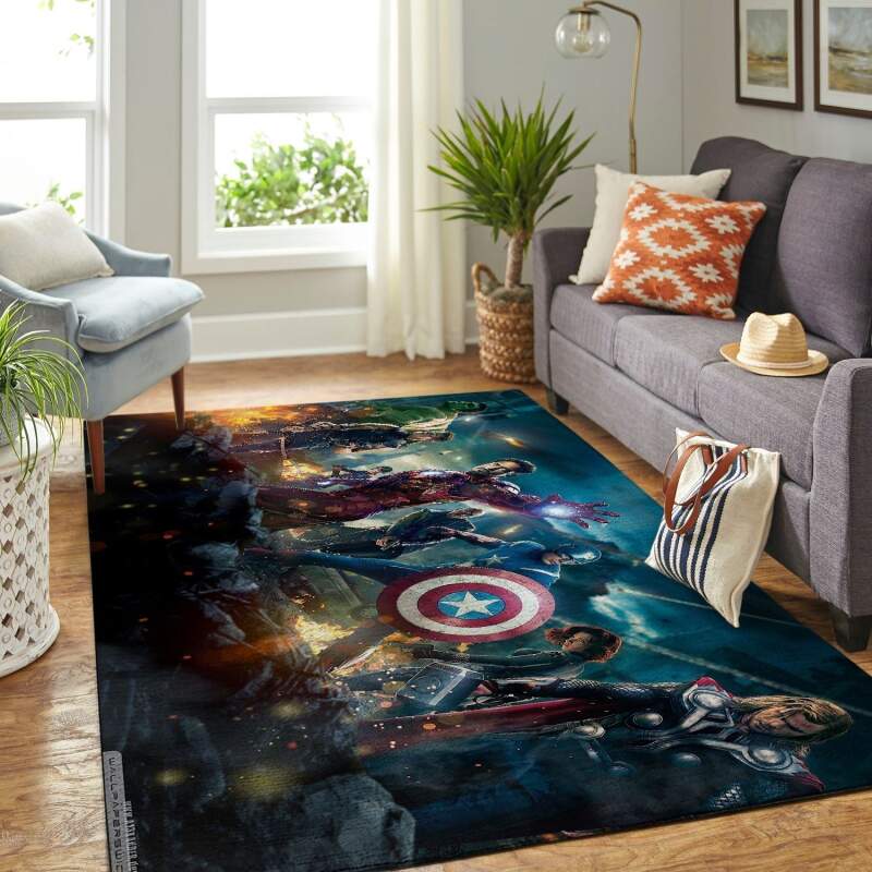 Amazon Avengers Living Room Area Rug