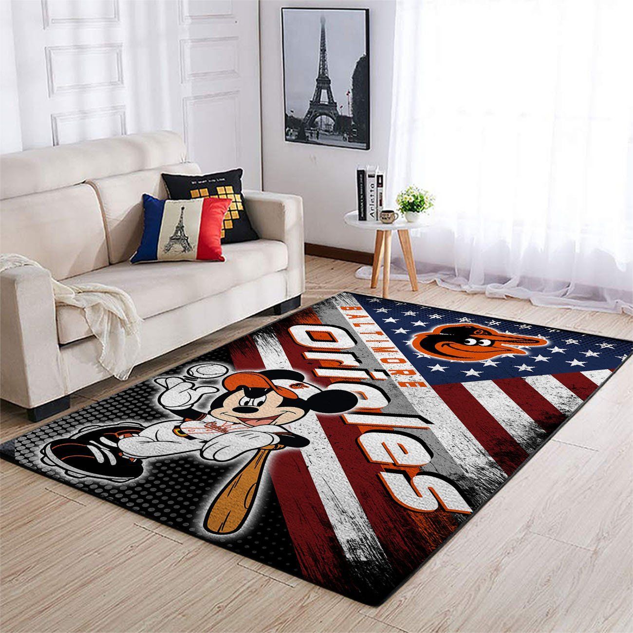 Amazon Baltimore Orioles Living Room Area Rug