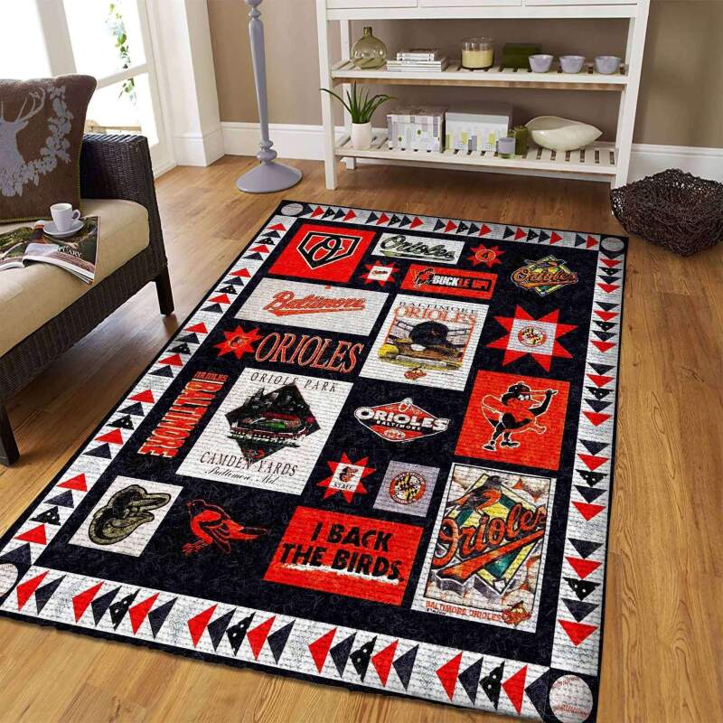 Amazon Baltimore Orioles Living Room Area Rug