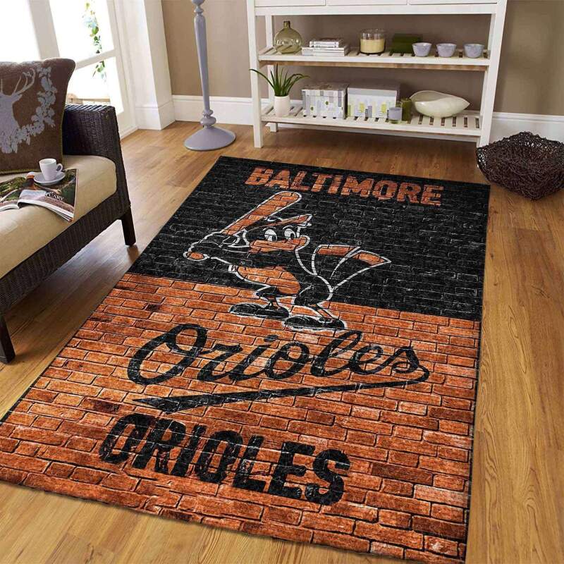 Amazon Baltimore Orioles Living Room Area Rug