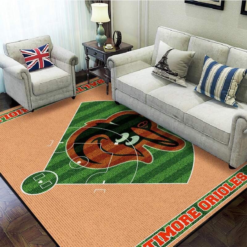 Amazon Baltimore Orioles Living Room Area Rug