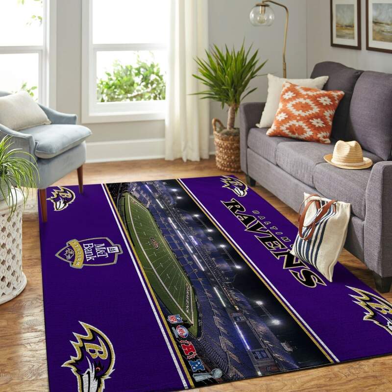 Amazon Baltimore Ravens Living Room Area Rug