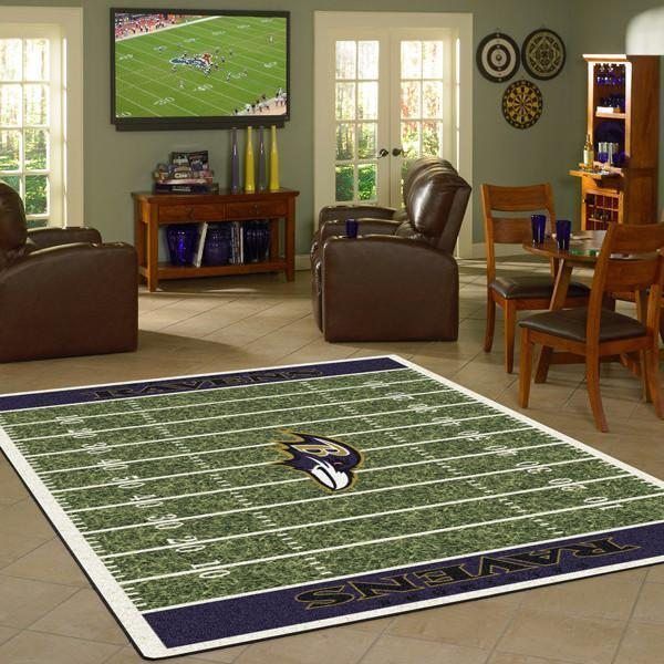 Amazon Baltimore Ravens Living Room Area Rug