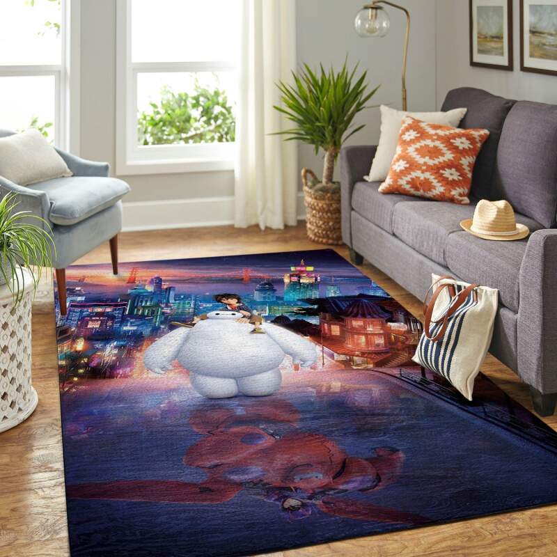 Amazon Big Hero-bay Max Living Room Area Rug