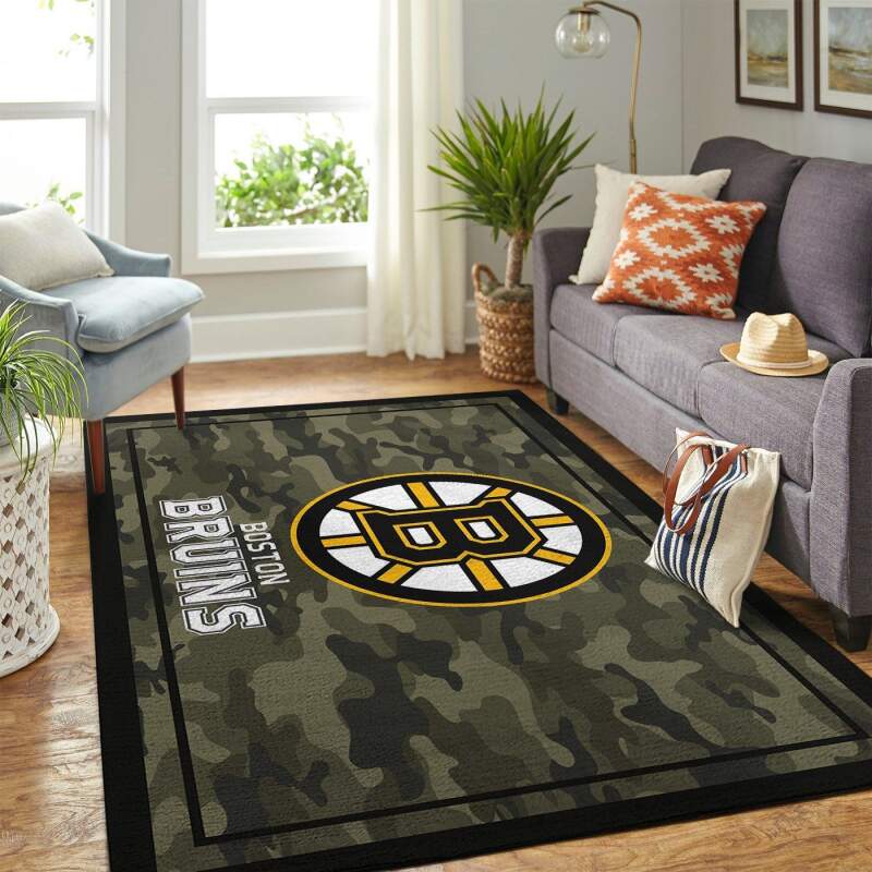 Amazon Boston Bruins Living Room Area Rug