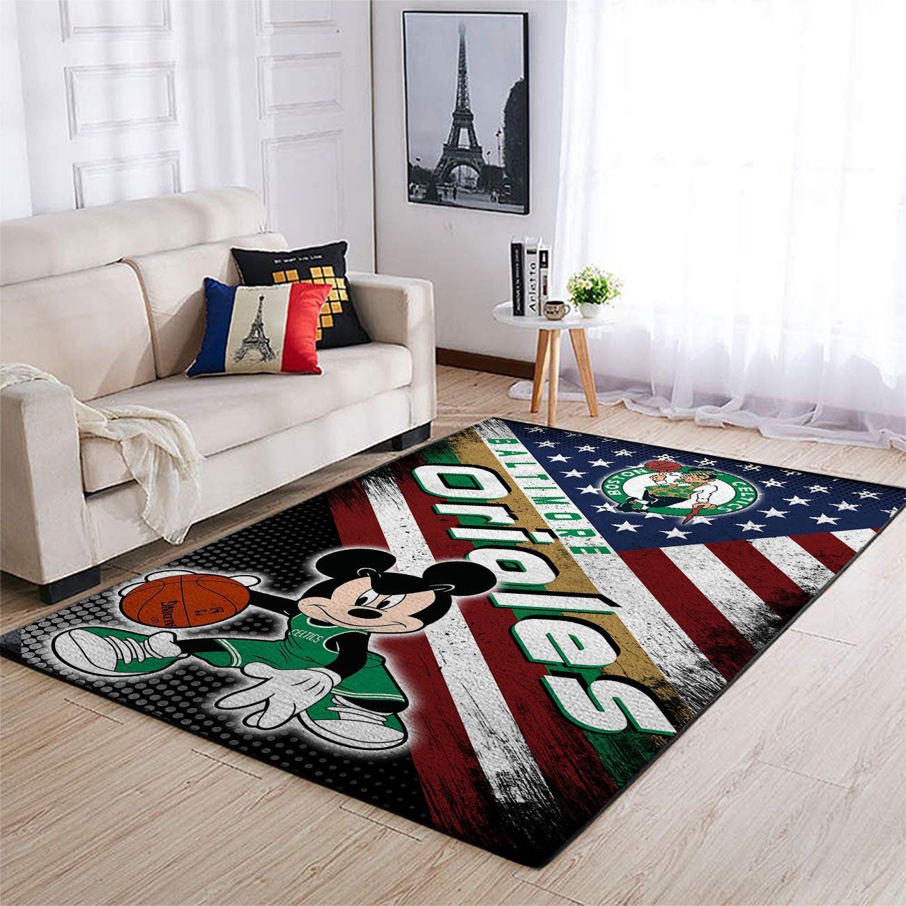 Amazon Boston Celtics Living Room Area Rug