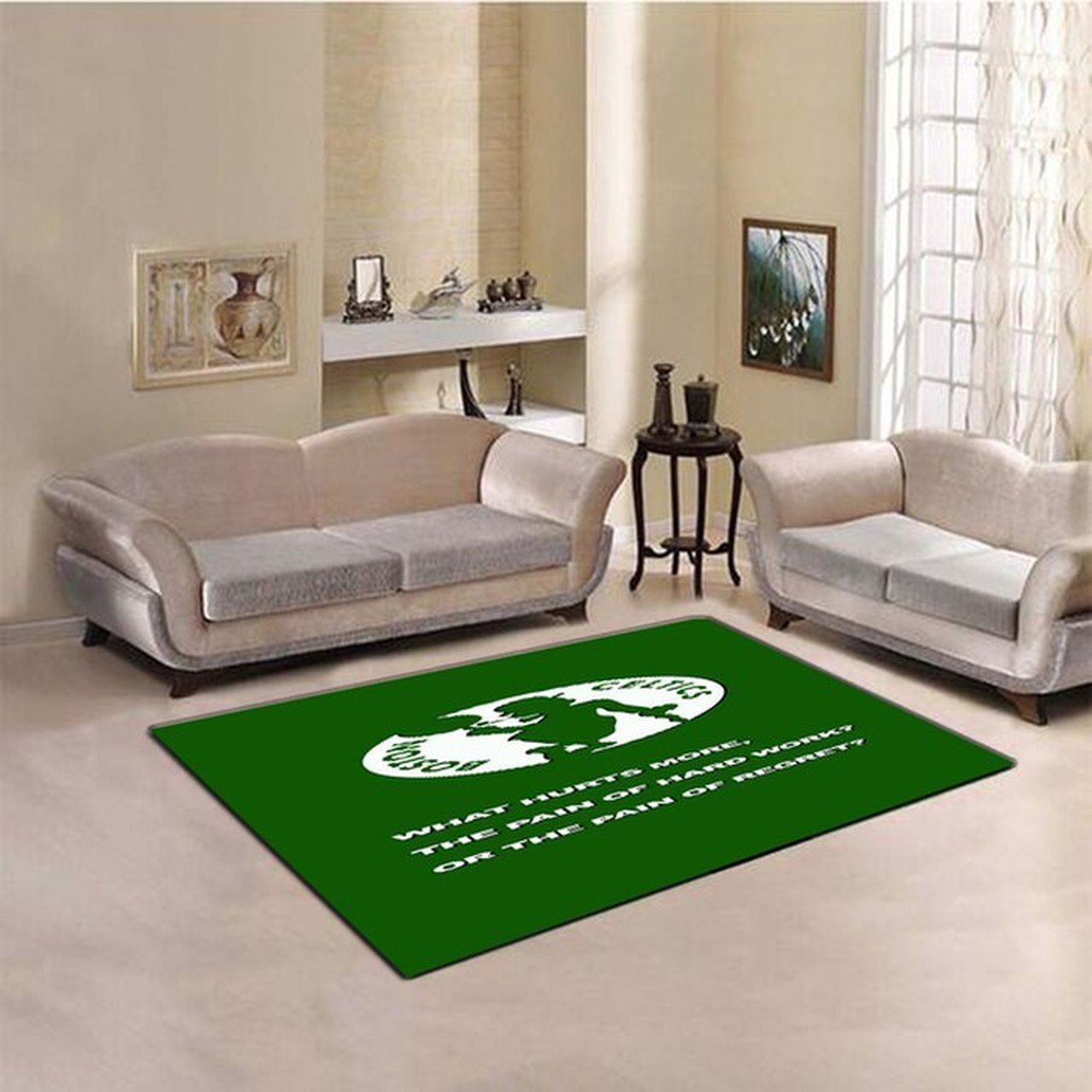 Amazon Boston Celtics Living Room Area Rug 2 Amazon Boston Celtics Living Room Area Rug