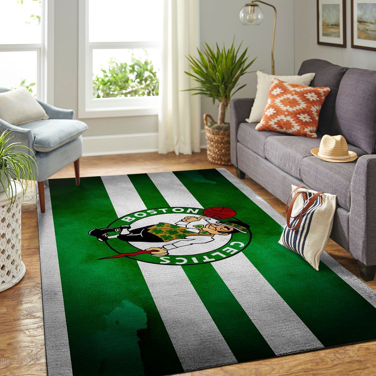Amazon Boston Celtics Living Room Area Rug