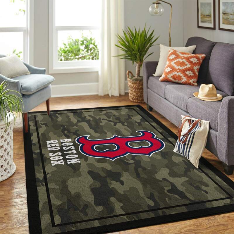 Amazon Boston Red Sox Living Room Area Rug