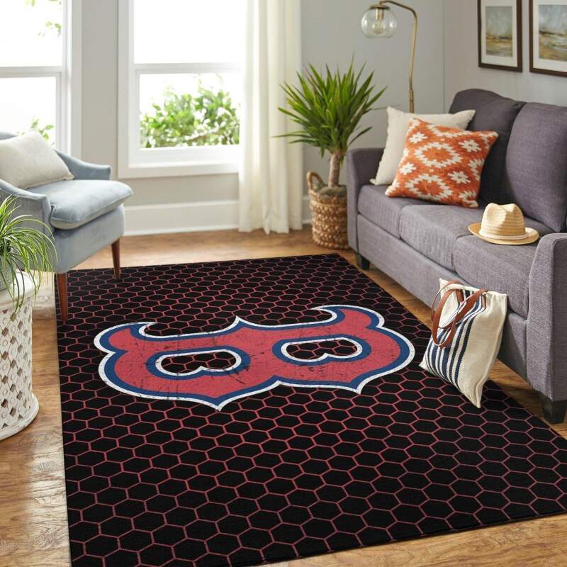 Amazon Boston Red Sox Living Room Area Rug
