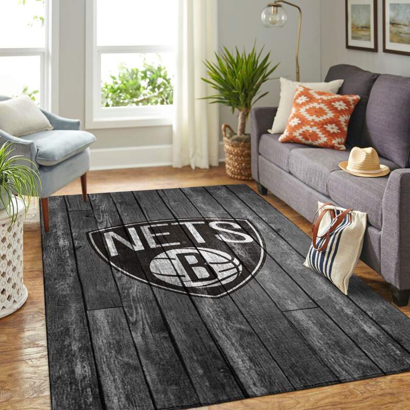 Amazon Brooklyn Nets Living Room Area Rug