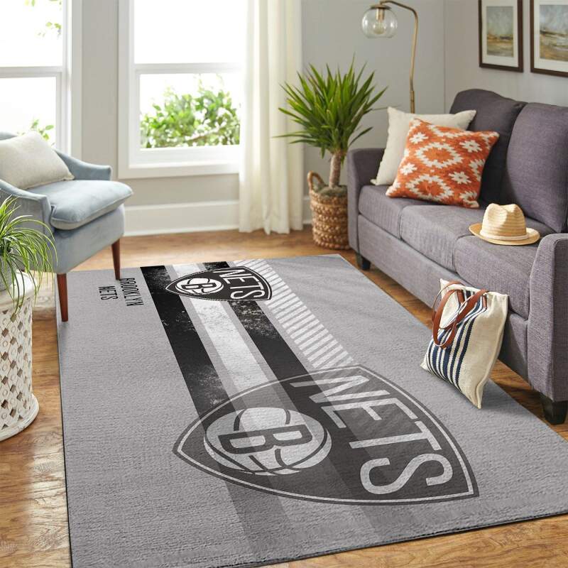 Amazon Brooklyn Nets Living Room Area Rug