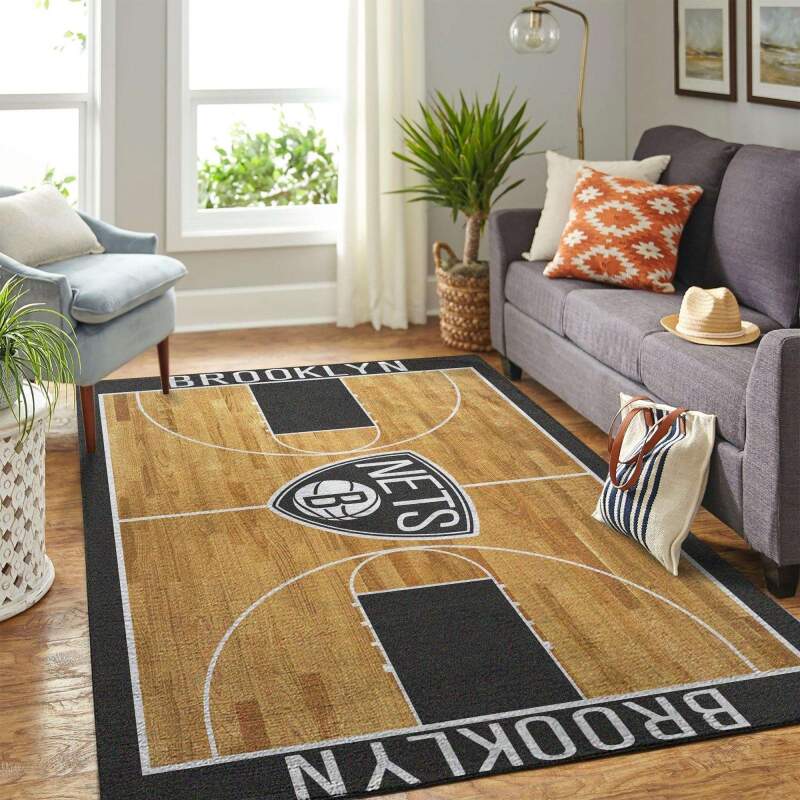 Amazon Brooklyn Nets Living Room Area Rug