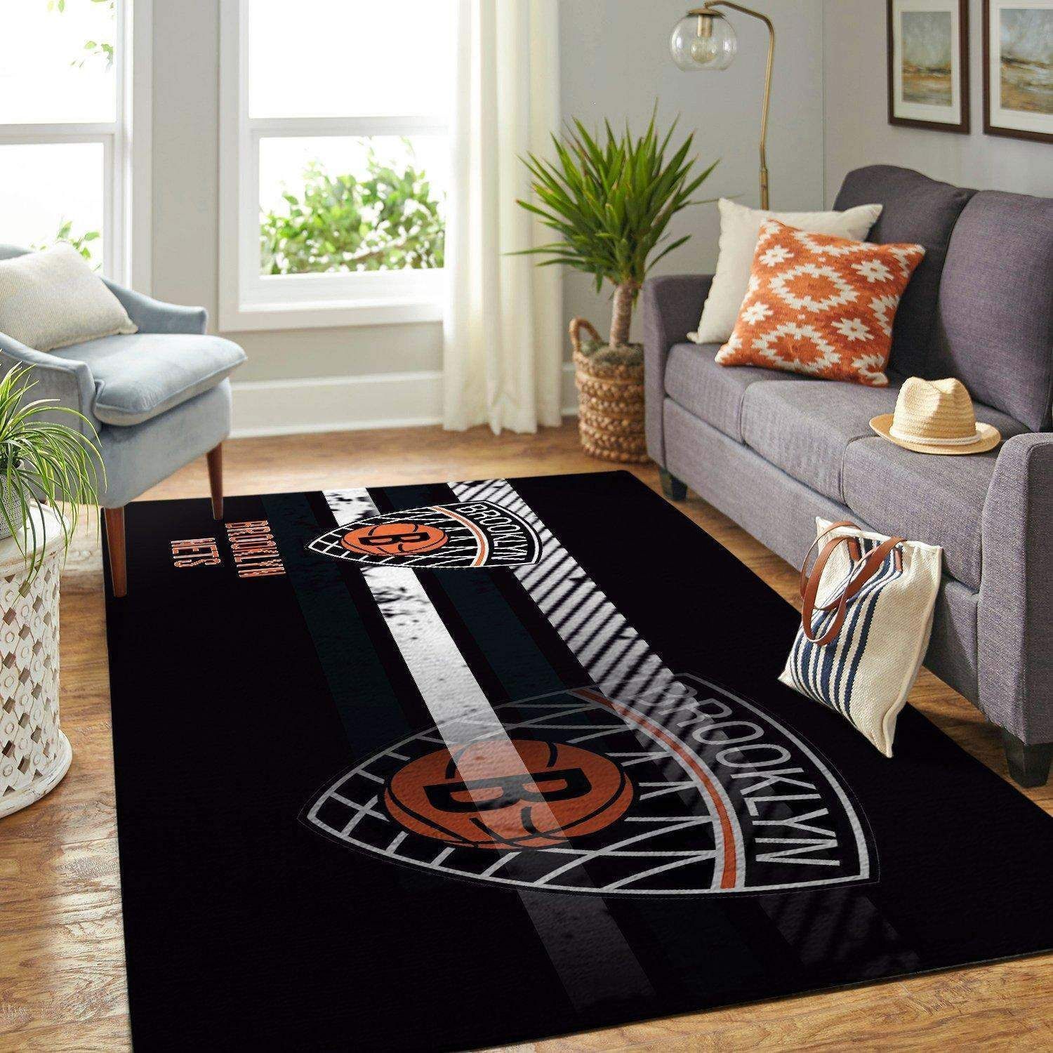 Amazon Brooklyn Nets Living Room Area Rug