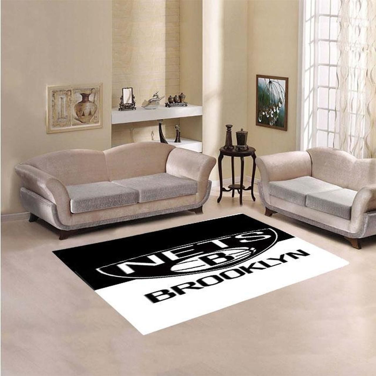 Amazon Brooklyn Nets Living Room Area Rug