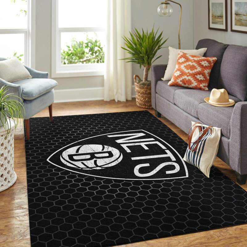 Amazon Brooklyn Nets Living Room Area Rug