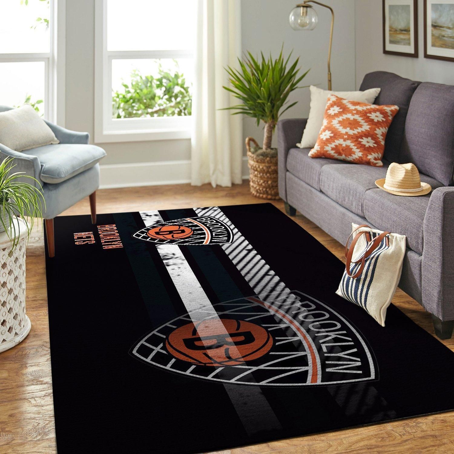 Amazon Brooklyn Nets Living Room Area Rug