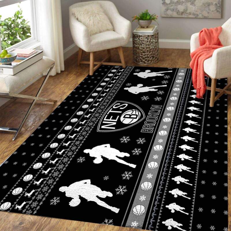 Amazon Brooklyn Nets Living Room Area Rug